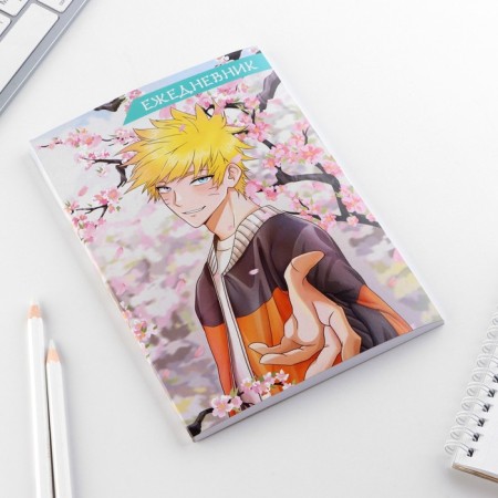 Diary in the thin cover A5, 72 sheets of "Anime"-3
