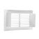 Ventilation grate Zein, 60 x 120 mm, with a flange, inexhaustible