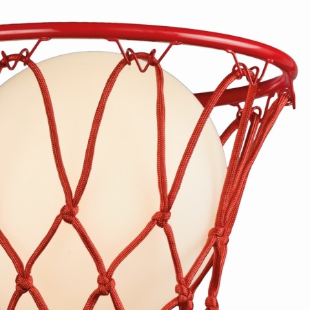 Wall lamp Mantra Basketball, E27, 1x20W, 320x300x370 mm, Matte red color-3