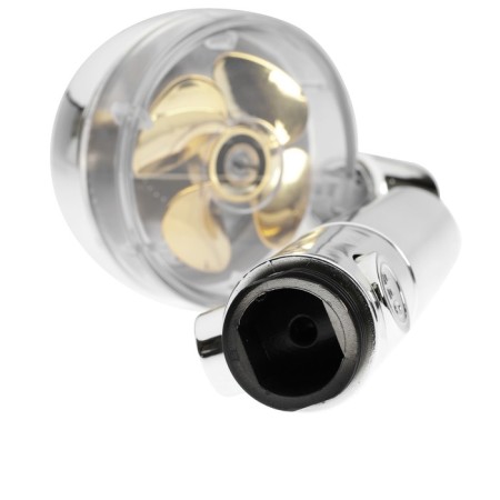 Shower watering can Zein Z3544, D = 80 mm, microscopic points, button, removable top, chrome-11