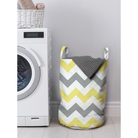 Basket for storing things "Colorful zigzags", size 35x50 cm