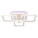 LED ceiling LED with Ambrella Light, Original, Fa533, 4XLED, 105 W, 7875LUM, 3000-6400K, white color.