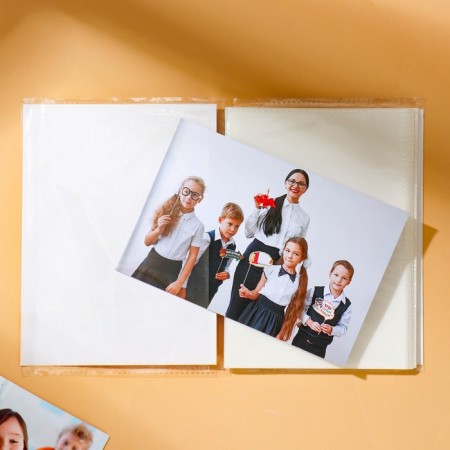 Photo album for graduation 36 photos in the soft cover "Our friendly class"-1