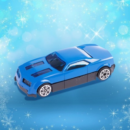 New Year's ball with a toy "Racing Machine", mix-1