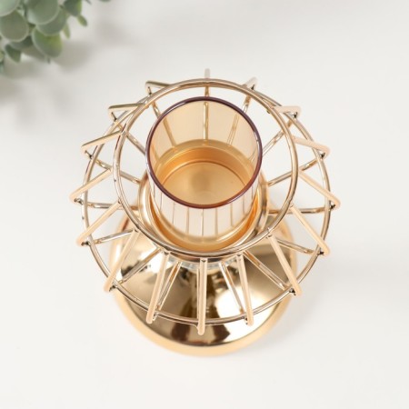 Climber Metal "Flavia" gold d = 4.5cm 13x13x26 cm-2