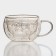Glass mug with double walls Magistro “Lidi. Garland ", 300 ml