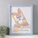 Photo frame Plastic "Babylon" 30x40 cm, blue