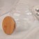 Glass Bank for bulk products with a bamboo lid "IVF. Barrel ", 1.1 l, 12 × 12 cm