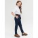 Pants for girls, height 140 cm, dark blue color