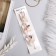 Hair accessory "Monica" (on invisible) delicate callales, 20 cm, silver