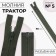 Lightning "Tractor", No. 5, detachable, castle machine, 90 cm, khaki color
