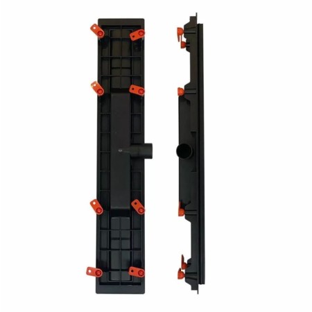 The Veconi Drops Black V850DB, D = 40 mm, lateral release, 915x125 mm, linear, black-3
