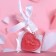 Figure chocolate "heart with an angel", Rubin, 7 g