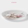 Porcelain dining lunch “Bunny”, D = 25.5 cm, white color