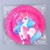 Disposable paper plate "Unicorn", 18 cm