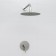 The shower system waserkraft a12497, built -in, tropical shower, chrome