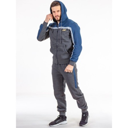 Sports costume men's ise, size 52, dark gray color, blue-3