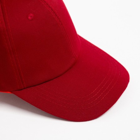 Minaku plain cap, burgundy color, rr 52-54-1