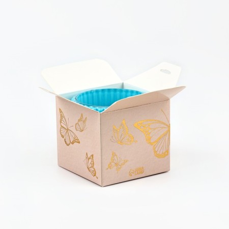 Aromatic candle: white tea, 6.5 x 7.2 cm.-1