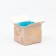 Aromatic candle: white tea, 6.5 x 7.2 cm.