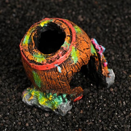 Decor Grot for the Aquarium "Barrel", 11 x 9 x 10 cm-3