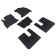 High-side rubber rugs for Toyota Fortuner II 2015.