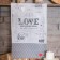 Ethel towel Love 40x67 cm, 100% cotton, sarzha 190 g/m2