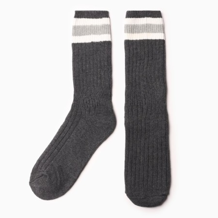 Women's socks "Hobby Line", dark gray color, size 36-40
