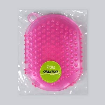Anti -cellulite massage "mittens", 15 × 11 × 2 cm, with a suspension, color mix-7