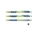 Handle Automatic Handle XR-30 Spring, node 0.7 mm, blue ink, rubber emphasis, letter line 1000 meters, mix