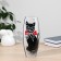 Vase Glass "Cat" 3, D-7.5cm 10x26 cm, V = 1.7l