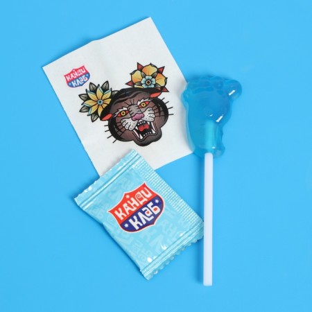 Caramel on a stick with an explosive caramel and a tattoo "Mr. Pyatkin", Assorted, 8 g-6
