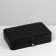 Organizer for jewelry "Portable box", 8 stripes, 4 places, 14 × 21 × 4.5 cm, black color is black