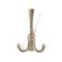 Furniture tundra hook TKT003 Light, three -rod, bronze