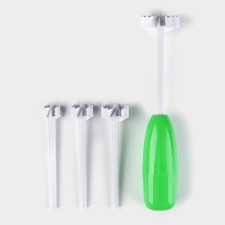 Device for stuffing vegetables Drill, 4 nozzles, green color