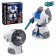 The locator robot is transformed, with metal elements