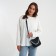 Bag Women's Cross-Bodi with a zipper, black color