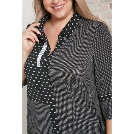 Female shirt, size 60, black color-5