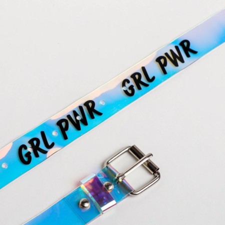 Set “Surprise, Beauty!”: Palantine (180x68 cm) and a holographic belt (117x3 cm)-3