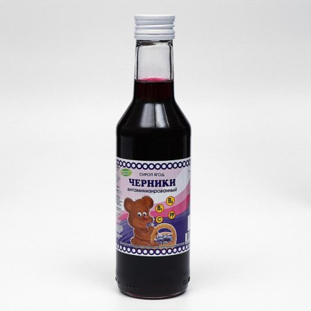 Berry berries syrup, vitaminized, 250 ml
