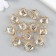 Decor for creativity Metal "Multicarne" volumetric gold, crystal 1.8x1.8 cm
