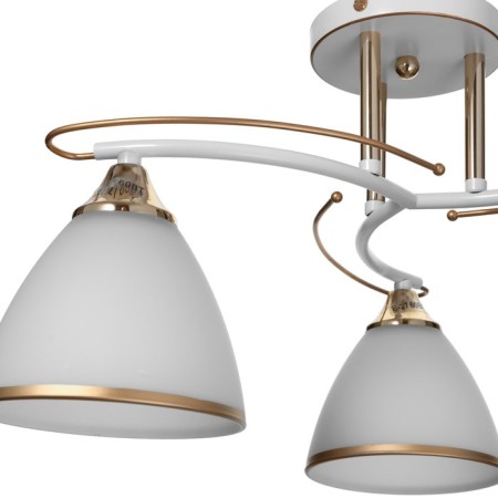 Sarri gallop chandelier 3x60W E27 white gold 25x43x43 cm.-5