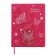 Universal Grade 1-11 Diary, 48 sheets "Magic butterflies", solid artificial leather cover, pancake embossing, rhinestones, liesse