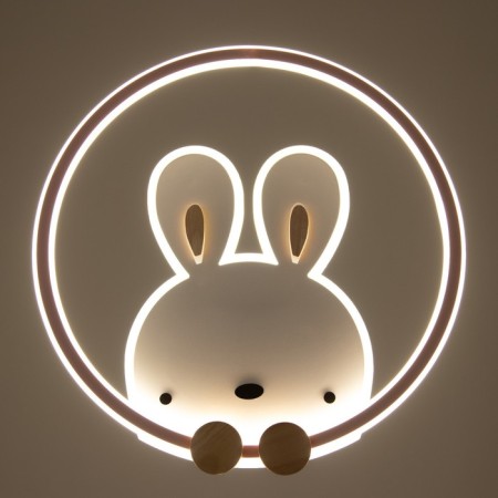 Lamp "Bunny" LED 124W pink-white 53x51x5.5 cm Bayerlux-3