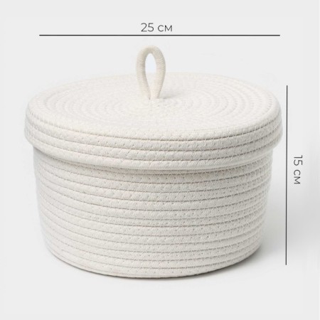 BALL BALL WISH LADOOM “BALL”, 25 × 25 × 15 cm, white color, white-1