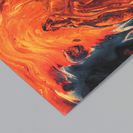 Scrapbooking paper bilateral "paint stains" density 180 grams set 10 pcs 15.5x17 cm 1071-4