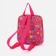 Baby backpack on lightning, external pocket, pink color