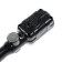 A portable LEAZon Lighting LED lamp with a switch of 12 W, 25LED, 5 m, black