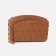 Women's wallet with lightning, brown color