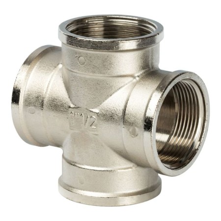 Cross Stout SFT-0031-000112, 1 1/2 ", internal/internal, nickelled brass